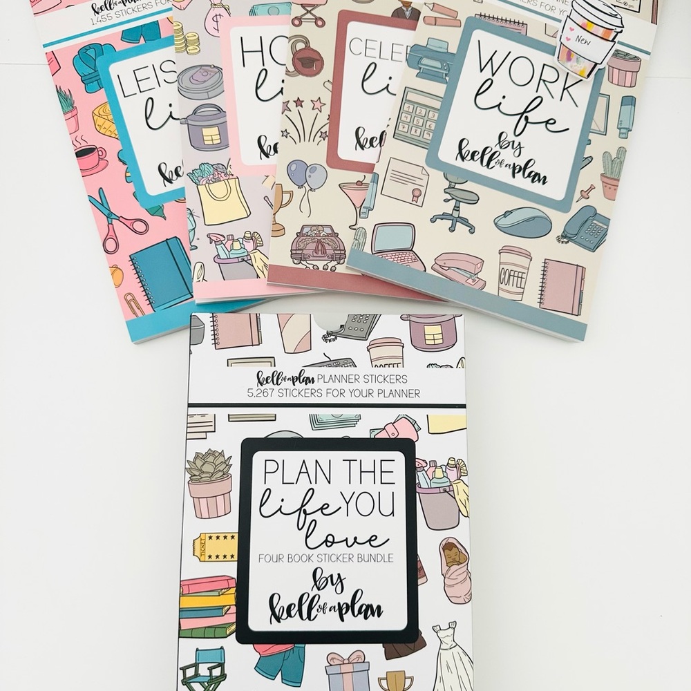 Plan the Life you Love Kell of a Plan Sticker Book Set